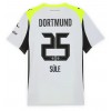 Muški Nogometni Dres Borussia Dortmund Niklas Sule #25 Gostujuci 2025-26 Kratak Rukav Muški Nogometni Dres Borussia Dortmund Niklas Sule #25 Gostujuci 2025-26 Kratak Rukav